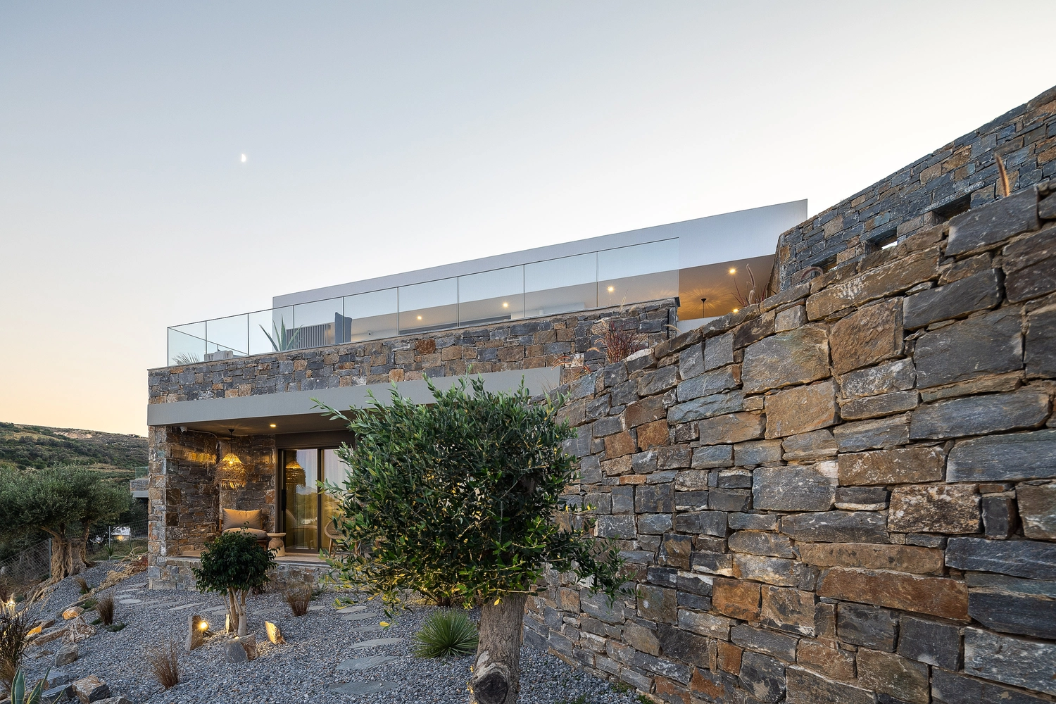 Andriotis - Luxurious holiday Villa - outdoor area