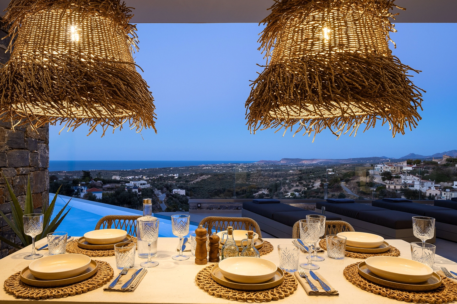 Andriotis - Luxurious holiday Villa - outdoor area